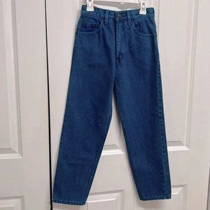 M.K. Cham Teal Denim Jeans 5 Pocket Boys Childs Size 8 23’ x 24’ NWT